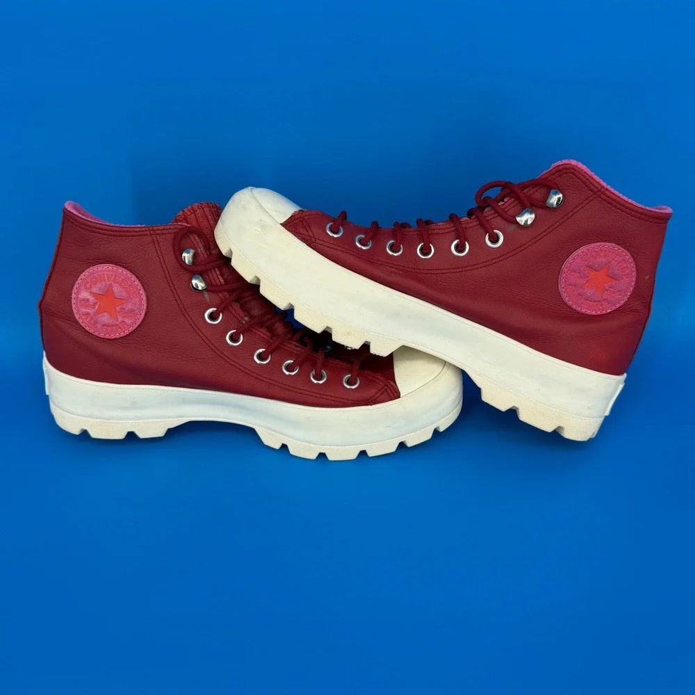 Converse Chuck Taylor All Star Lugged GORE-TEX Burgundy Leather 565007C 10‎